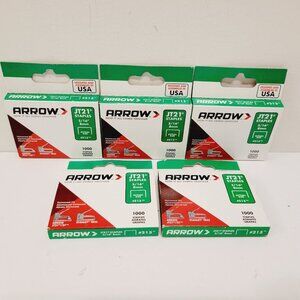 5 Arrow Fastener 215 Genuine JT21/T27 5/16-Inch Staples1,000 Each Pack